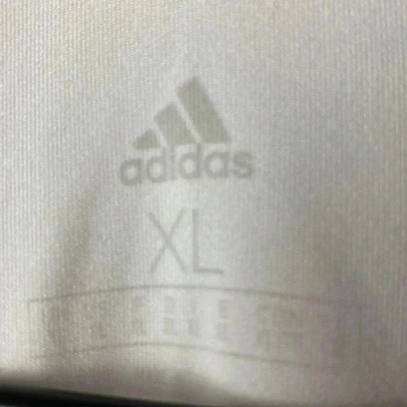 ADIDAS MENS XL POLO ATHLETIC SHIRT POLYESTER SPANDEX BLEND GOOD CLEAN CONDITION - Picture 7 of 12